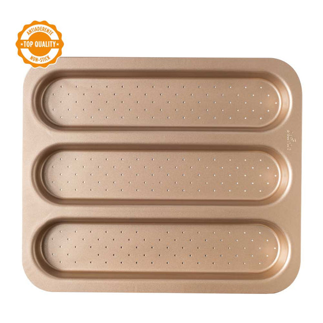 DECORA Kalup baget non-stick gold