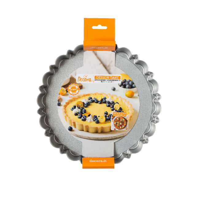 DECORA Kalup krug tart 25cm sa odvojivim dnom non-stick