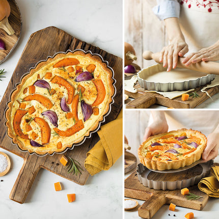 DECORA Kalup oval tart 29cm sa odvojivim dnom non-stick