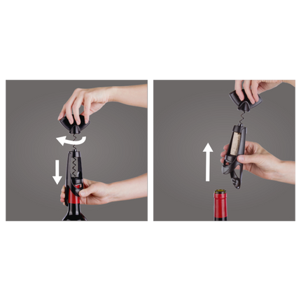 VACUVIN Otvarač twister crni kutija 68814606