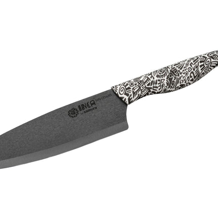 SAMURA Nož Nakiri 165mm sa crnim cirkonima keramičkim sečivom