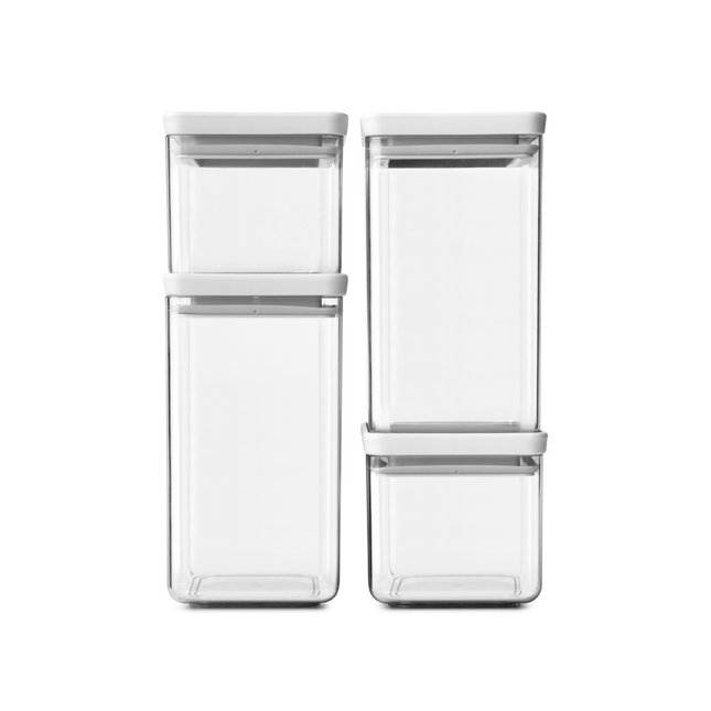 BRABANTIA Posuda za hranu set 4/1 siva