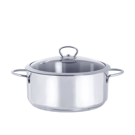 METALAC Inox šerpa plitka 20cm sa st. pok. Kulinaria