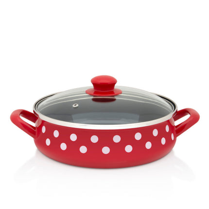 METALAC Tava 24 cm sa st. pokl. Bele tufne