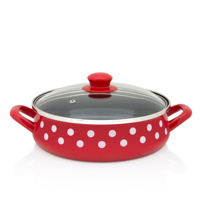 METALAC Tava 24 cm sa st. pokl. Bele tufne
